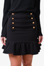 Pinko Black Button Detail Mini Skirt Estimated Size S