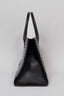 Prada Black Leather Diagramme Tote with Strap