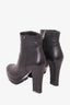 Prada Black Leather Riding Boot Size 38