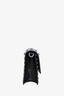 Prada Black City Calf Elektra Studded Shoulder Bag