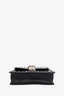 Prada Black City Calf Elektra Studded Shoulder Bag