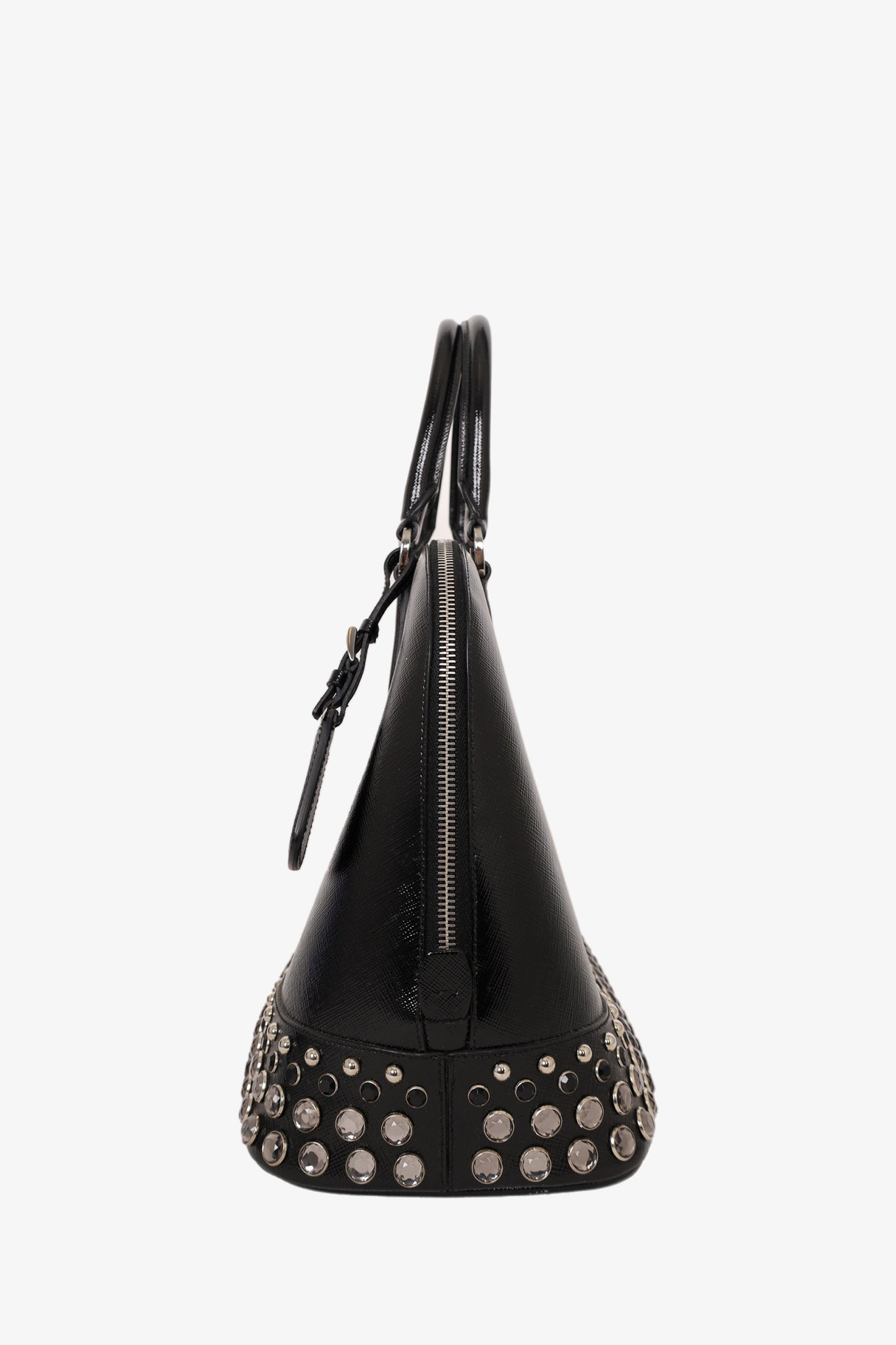 Prada black clearance studded bag