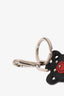 Prada Black/Red Leather Bear Bag Charm