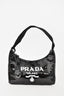 Prada Black Sequins Re-Edition 2000 Mini Bag