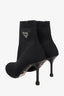 Prada Black Sock Logo 90 Booties size 37