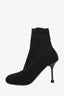 Prada Black Sock Logo 90 Booties size 37