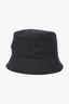 Prada Black Wool Triangle Bucket Hat Size XL