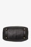 Prada Black Woven Leather Madra Large Frame Tote Bag