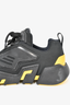 Prada Black/Yellow Rubber/Fabric Sneakers Size 9.5