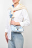 Prada Blue Embroidered Drill Re-Edition 2005 Shoulder Bag