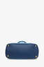 Prada Blue Saffiano Leather Galleria Tote Bag with Strap