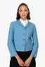 Prada Blue Single Breasted Blazer Size 38