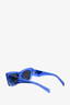 Prada Blue Translucent Logo Sunglasses