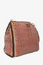 Prada Brown Woven Madras Hobo Bag