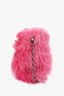 Prada Pink Eco Pelliccia Faux Fur Crossbody