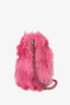 Prada Pink Eco Pelliccia Faux Fur Crossbody