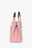Prada Pink Saffiano Leather Large Galleria Tote with Strap