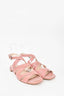 Prada Pink Strappy Sandals Size 39.5