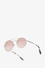 Prada Silver Round Sunglasses