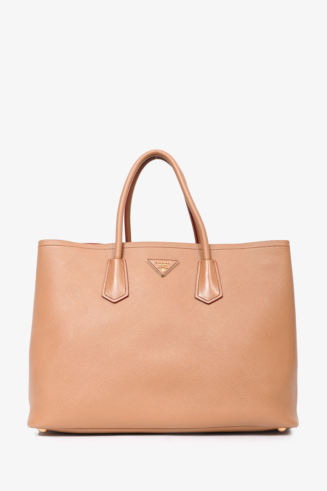 Tan prada outlet bag