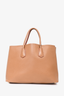 Prada Tan Saffiano Leather Cuir Double Tote Bag