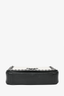 Prada White/Black Leather Studded 'Glace' Crossbody