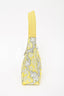 Prada Yellow/ Silver Metallic "Broccato"  Mini Re-Edition 2000 Bag