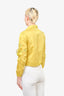 Prada Yellow Re-Nylon Zip-Up Jacket w/ Zip Pouch sz 36