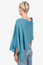 Rachel Zoe Turquoise Cashmere Multi-Wrap Knit Top O/S