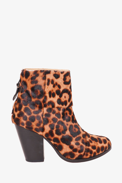 Rag Bone Leopard Ponyhair Boots Size 39 Mine Yours