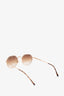 Ray-Ban Brown Ombre Geometric Sunglasses