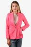 Reiss Pink Single Breasted Blazer Size 4