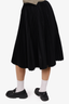 Sacai Luck Black Pleated Midi Skirt Size 1