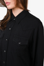 Saint Laurent Black Button Down Collar Western Shirt XS Mens