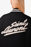 Saint Laurent Wool Blend Varsity Jacket Size 50 mens