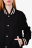 Saint Laurent Wool Blend Varsity Jacket Size 50 mens