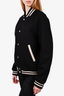 Saint Laurent Wool Blend Varsity Jacket Size 50 mens