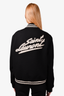 Saint Laurent Wool Blend Varsity Jacket Size 50 mens