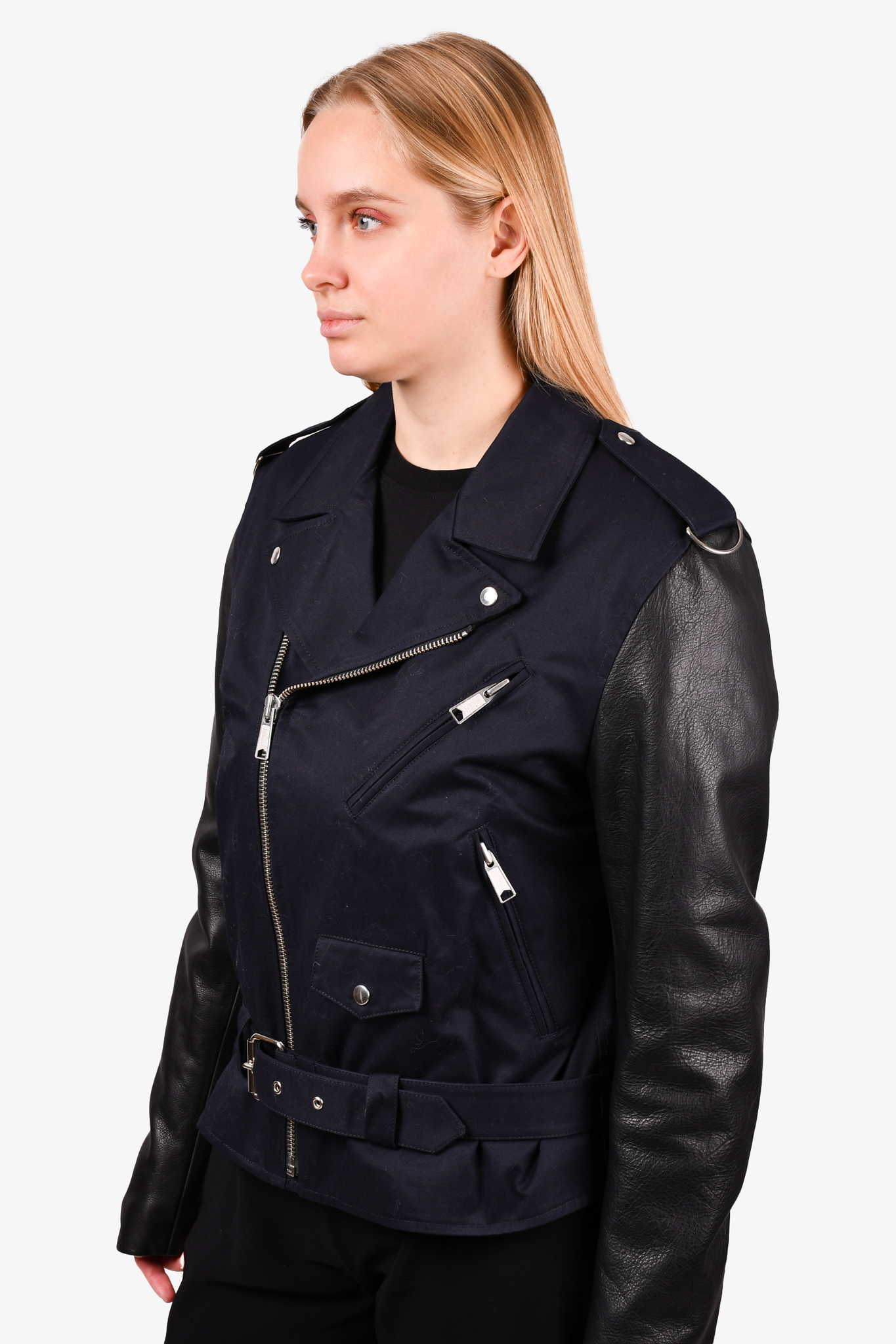 Sandro hot sale leather jacket