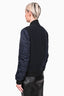 Sandro Navy Wool/Nylon Bomber Jacket Size S Mens (As Is)