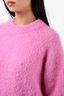 Sandro Pink Mohair Blend Sweater Size 3