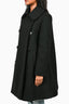 Simone Rocha Black Wool Blend Peacoat Size 6