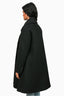 Simone Rocha Black Wool Blend Peacoat Size 6