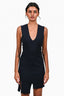 Stella McCartney Navy V-Neck Sleeveless Mini Dress Size 38