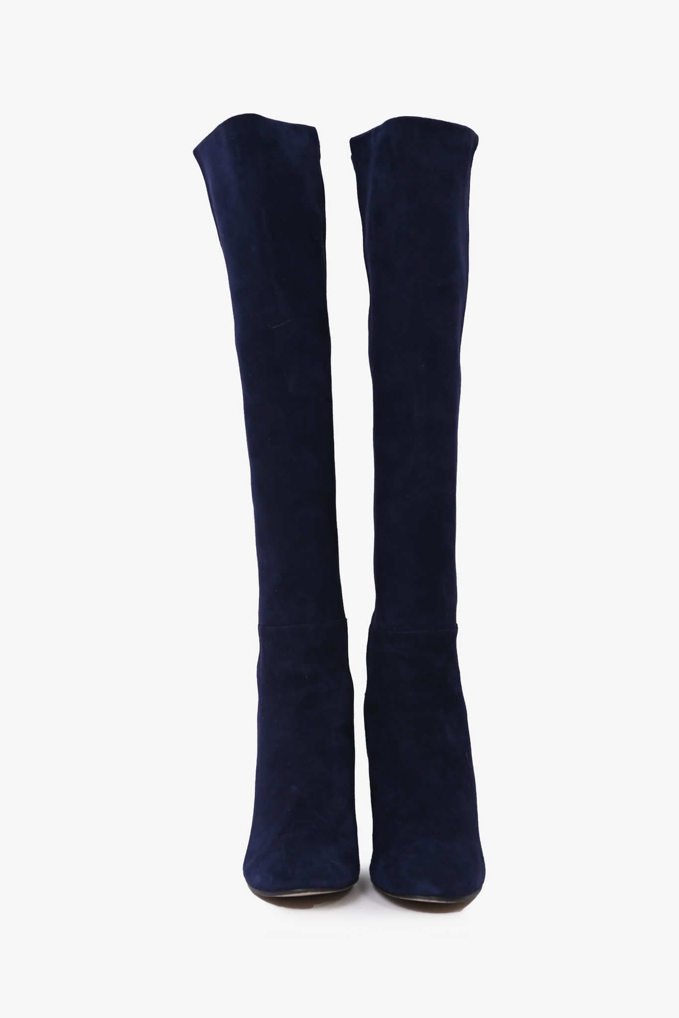 Knee high navy suede clearance boots