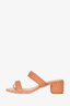 Stuart Weitzman Terracotta Braided Heeled Sandals Size 8