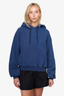 T By Alexander Wang Blue Cotton Hoodie Size XS