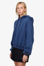 T By Alexander Wang Blue Cotton Hoodie Size XS