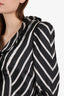 The Room Black/White Striped Jacket Size 4