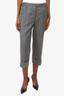 Thom Browne Grey Wool Capri Pants Size 2